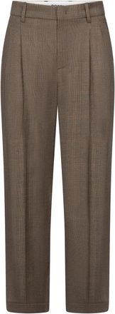 Rossi Nevin Pantalon met Plooi - Dames - Straight fit broeken - Bruin - L - Broeken