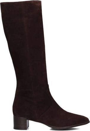 Notre-V Schoenen, Dames, Bruin, 42 EU, Wol, Elegante hoge laarzen voor herfst/winter