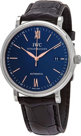 IWC Portofino Automatic Blue Dial Mens Watch IW356523