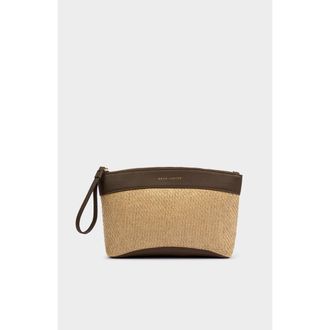 Katie Loxton Wristlet Clutch in Bitter Chocolate at Nordstrom