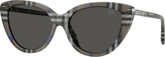 Burberry Dames, Accessoires, Grijs, Maat: 55 MM