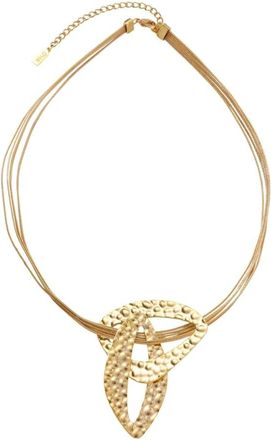 Dansk Copenhagen Ragna Korte Statement Ketting - Dames - Kettingen - Geel - ONE Size - Accessoires