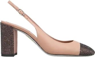 Rene Caovilla Elegant Petra Pumps - Dames - Pumps - Roze - 38 1/2 EU - Schoenen