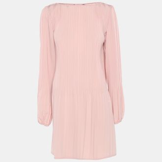 Maje Pink Viscose Dress