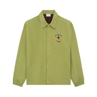 Dr&ocirc;le de Monsieur Light Jackets, male, Green, Size: XL Veste Slogan Rose