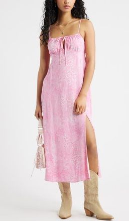 BP. Paisley Sundress in Pink Paisley Patch at Nordstrom, Size Xx-Small
