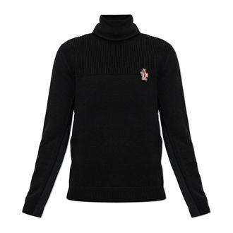 Moncler Jersey de Cuello Alto Apr&egrave;s-Ski - Knitwear - Hombre - Negro - M