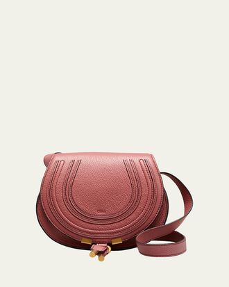 Chlo&eacute; Marcie Small Crossbody Bag in Grained Calfskin