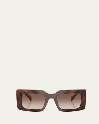 Prada PR D01SF 53MM Rectangular Sunglasses