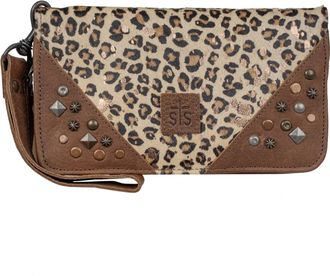 StS Ranchwear Womens Great Plains Evie Organizer Wallet In Leopard