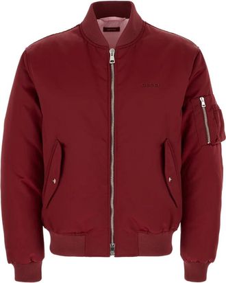 Gucci Stijlvolle Jassen voor Mannen en Vrouwen - Heren - Bomber jackets - Rood - S - Jassen