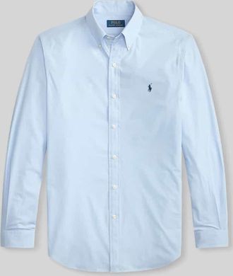 Polo Ralph Lauren Slim Fit Freizeithemd aus Baumwoll-Mix in Blau, Gr&ouml;&szlig;e XXL