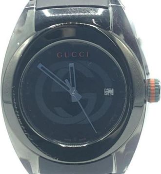Gucci Pre-owned Watches, male, Blue, Size: ONE SIZE Pre-owned Vintage Wristwatch