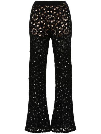 Twin-Set Flared broek - Zwart