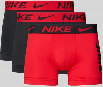Nike Trunks mit Label-Detail Modell ESSENTIAL im 3er-Pack in Rot, Gr&ouml;&szlig;e XXL