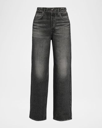 Rag & Bone Miramar Terry Wide-Leg Track Jeans