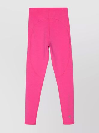 adidas by Stella McCartney high-waisted yoga leggings exposed-seam detailing