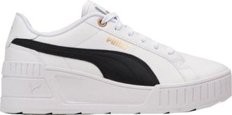 Puma Dames/Dames Karmen Leather Wedge Trainers (Wit)