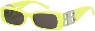 Balenciaga Zonnebrillen - Dames - Zonnebrillen - Groen - 51 MM - Accessoires