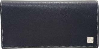 Cartier Dark Brown Leather Long Wallet (Bi-Fold) (Pre-Owned)