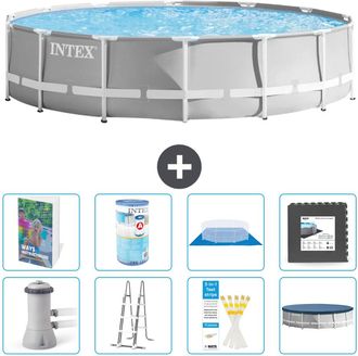 Intex Piscina Prism Frame Redonda - 427x107 Cm - 9-piezas S563