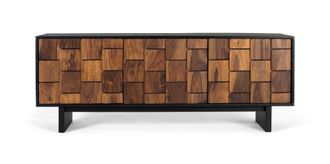 Giner&Colomer Mueble tv 3 puertas fabricado en madera de mango