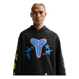 Nike Kobe Fleece Pullover Basketball Hoodie Black Sonic Yellow IO0296-010