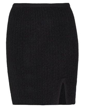 8 by YOOX MOHAIR BLEND CABLE KNIT MINI SKIRT