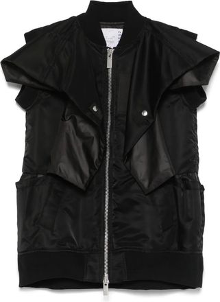 sacai Gilet imbottito - Nero