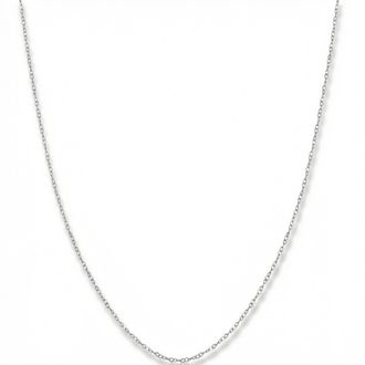 Pompeii3 14k White Gold 0.7-mm Round Cable Chain (18 inches)