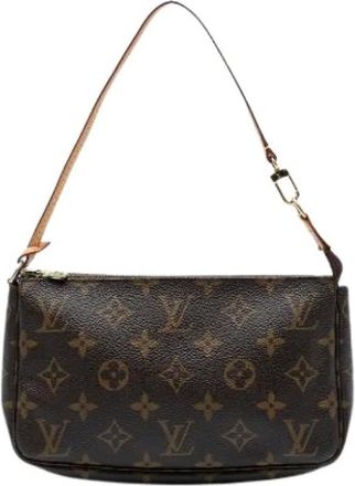 Louis Vuitton Pre-owned Shoulder Bags, female, Brown, Size: ONE SIZE Pre-owned Vintage Shoulder Bag