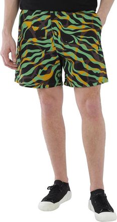 Roberto Cavalli Tiger Twiga Print Shorts, Brand Size 50 (Waist Size 34)