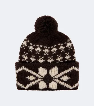 Moncler Berretto Fair Isle in misto lana