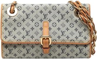 Louis Vuitton Pre-owned Shoulder Bags, female, Gray, Size: ONE SIZE Pre-owned Vintage Shoulder Bag