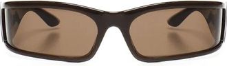 Balenciaga Sunglasses, male, Brown, Size: ONE SIZE Rectangular Sunglasses