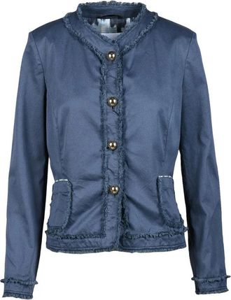 Bazar Deluxe Bazar Delux Cotton Blazer Jacket - Blue