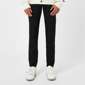 Off-white Mens Off White Skinny Tailored Trousers in Black - Size Small