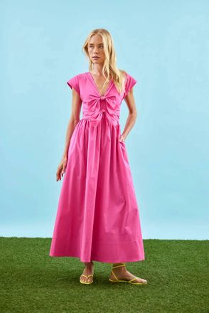 Hunter Bell Calista Dress In Fuschia