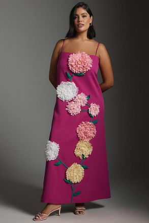 Elliatt Buttercup Floral Appliqu&eacute; Maxi Dress