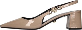Versace Met hak - Dames - Pumps - Beige - 41 EU - Leer - Schoenen