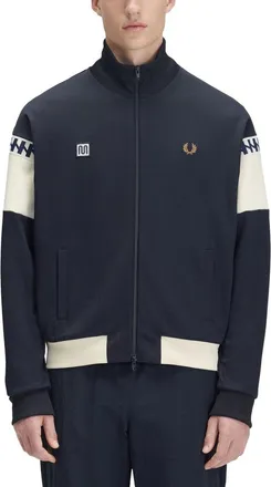 Fred Perry Cotton Blend Jacket - Blue