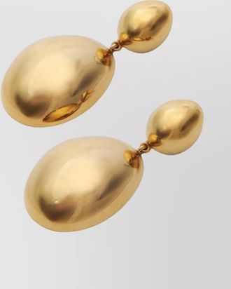 Isabel Marant drop sculptural earrings polished finish