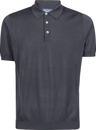 Drumohr Short Sleeve Classic Cotton Polo