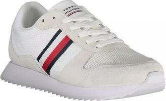 Tommy Hilfiger Logo-Striped Sneaker - White
