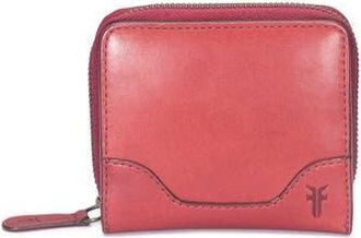 Frye Melissa Zip Around Leather Wallet in Burgundy at Nordstrom Rack