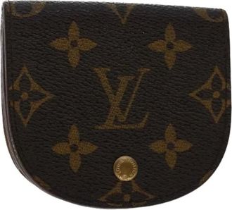 Louis Vuitton Pre-owned Wallets, female, Brown, Size: ONE SIZE Pre-owned Vintage Monogram Coin Purse