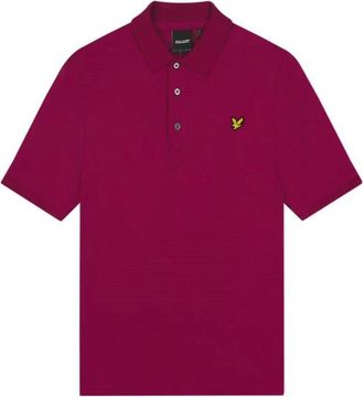 Lyle & Scott Hombre, Camisetas, Rojo, Talla: S