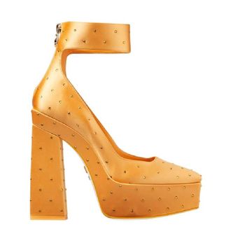 Jimmy Choo London Sailor Venus 140 Satin Platform Pumps, Brand Size 39 ( US Size 9 )