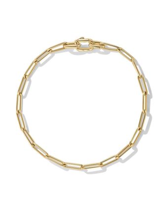 David Yurman 18kt geelgouden schakelarmband (3,5mm)