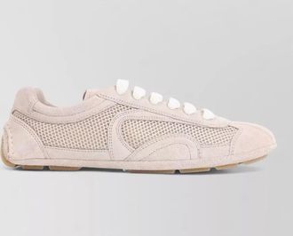 Prada stylish sneakers with mesh and suede design